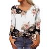 SCBFDI T Shirt Donna Manica Lunga Lavoro Taglia Grossa Vacanza Moderno Morbido Henley Sottile