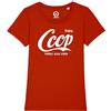 ZERO T-SHIRT LAB Maglietta Donna CCCP Fedeli alla Linea Musica Punk Rock Sovietico Stella Rossa T-Shirt Girl