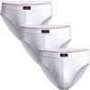 DANISH ENDURANCE Slip Uomo Cotone, Senza Etichetta, 3 o 6 Paia | Slip in cotone traspirante e morbido, senza etichetta, cuciture piatte per comfort quotidiano
