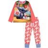 Disney Lilo & Stitch - Set pigiama da bambina, motivo Stitch Pjs, pantaloni in cotone con risvolto, biancheria da notte morbida per ragazze, età 5-12 anni