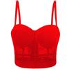Woboren Corsetto da Donna con Reggiseno,Top Corto con Bustino di Strass