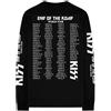 kiss new york KISS T Shirt End of The Road Tour Band Logo Ufficiale Unisex Nero Long Sleeve