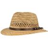 Hut Breiter Breiter Cappello di Paglia per Bambini Cappello Estivo Cappello da Sole - 100% Paglia - per Bambini e Bambine - Extra Leggero e Confortevole con Finiture in Similpelle