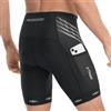 X-TIGER Pantaloncini Clismo Uomo mit 5D Gel Imbottito Pantaloni Bici MTB Traspiranti Asciugatura Rapida con 3 Tasche