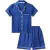 thepyjamafactory Pigiama corto in raso estivo per bambine