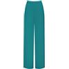 SXME MIGHT SAY Pantaloni a gamba larga da donna dei migliori pantaloni palazzo del Regno Unito, pantaloni larghi in crêpe perfetti per l'ufficio o la notte fuori jersey elasticizzato a vita alta Smart