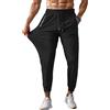 Jamron Uomo Pantaloni Tuta Estivi Leggeri Elasticizzati Pantaloni Jogging con Tasche Zip Pantaloni Casual Sottili (Fondo Aperto/Fondo Affusolato)