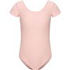 HIPPOSEUS Ragazze Body da Danza con Maniche Corte Classico Body Ginnastica Bambina Ballet Leotards,AM0019DX