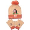 Disney Moana - Set di guanti e cappello da ragazza, berretto e guanti lavorati a maglia, 100% acrilico, set di accessori per bambini caldi per il freddo