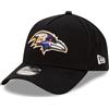 New Era NFL Berretti Football Americano Cappello Cappellino da Baseball Visiera Curva Regolabile 9Forty A-Frame Nero