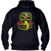 Social Crazy Felpa con Cappuccio Bambino Ragazzo Basic Top qualità Top vestibilità - Cobra Kai Karate - novità Fashion Divertenti Humor Made in Italy