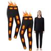 APTBJKUiU Biancheria intima unisex riscaldata,Zona 26 Top termico riscaldato, pantaloni con 16 zone,Interfaccia di alimentazione USB/DC,3 impostazioni di temperatura, adatta per campeggio ed escursionismo