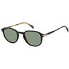 David Beckham DB 1140/S 05K/O7 BLK STR BW Sunglasses Man Standard, Standard, 50