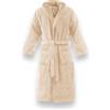 Bassetti Time Accappatoio Spugna con Cappuccio Uomo Donna da 360 gr/mq, Beige, XL