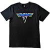 Rock Off officially licensed products Van Halen T Shirt Original Band Logo Nuovo Ufficiale Unisex Nero