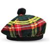 BELGLY Cappello scozzese Tam o' Shanter acrilico Tammy Jimmy cappello piatto in molti tartan