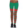 Kamviluer Leggings di Natale Donne Costume di Natale Leggings Allenamento Corsa Collant Stretch Divertente Yoga Pantaloni