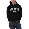 Sick Of It All Felpa con Cappuccio Distressed Band Logo Hardcore Ufficiale Uomo Size M