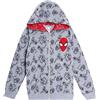Marvel Spiderman Felpa con cappuccio per bambini, Avengers, con cerniera