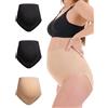 Herzmutter Mutande Premaman Oeko Tex 100 - Mutandine Maternitá- Senza Cuciture - Gravidanza - Slip maternità - Extra Morbido-Elastico-Comodo- 5830