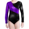 XiaoMoSha Body Ginnastica Artistica Bambina Manica Lunga/Senza Maniche Body Danza Bambina Body Ginnastica Ritmica per Bambine e Ragazze 2-14 Anni