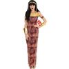 Fun Shack Costume Cleopatra Donna, Costume Egizio Halloween Donna | Abito Lungo, Bracciali Dorati & Copricapo con Gemme, Stile Regale Egizio, Perfetto per Halloween, Ideale per Travestirsi