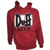 The Simpsons Felpa Adulto Duff Beer The Simpson-XL-Rosso