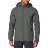Generico Giacca Da Uomo Con Cappuccio Casual Sportivo Leggero Softshell Jacket Vento Arrampicata Trekking Impermeabile Per Esterni Multitasche Giaccas