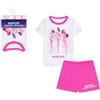 Coriex Completo t-shirt maglietta e pantaloncino dei Personaggi kpops demons huters Rumi, Jinu, Mira, Zoey, Taglia Unica 6-7 anni K-POPS w17096