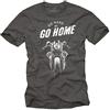 MAKAYA T-Shirt Uomo Moto - Maglietta Biker Stile Vintage con Stampa Motocicletta per Amanti delle Due Ruote