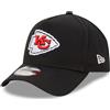 New Era NFL Berretti Football Americano Cappello Cappellino da Baseball Visiera Curva Regolabile 9Forty A-Frame Nero