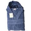 Maè Via Roma, 60 Maè by Via Roma, 60 Accappatoio Spugna con Cappuccio Uomo Donna 100% Cotone Ambient Blu M