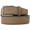 Emila Cintura scamosciata uomo in vera pelle cinta camoscio artigianale casual 3,5 cm con fibbia per jeans pantalone abiti da ragazzo made in italy belt classica elegante Vera Pelle