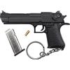 Zhongren Tactical Mini Pistola Keychain 1: 3 Metal Pistol Shape Key Chain con parti mobili Realistico Gun Model Collection Pendant Bag Charm per gli uomini Army Fan Boyfriend Gift