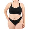 LEELA LAB Reggiseno Senza Ferretto Donna Taglie Forti, Comodo e Versatile con Spalline Regolabili, Realizzato con Tecnologia Seamless Senza Cuciture - Made in Italy