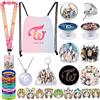 Zhengge Kpop Twice - Set regalo con borsa, coulisse, zaino, accessori
