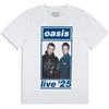 Rock Off officially licensed products Oasis Colour Photo Live 25 T Shirt