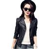 LaoZan Donna Corta Giacca in Pelle Sintetica Slim Fit Blazer Giacca in Ecopelle PU a Manica Lunga
