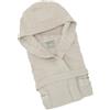 Somma Accappatoio ULTRALEGGERO SOMMA ADULTO nido ape cotone 100% - TORTORA -TAGLIA XL