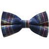 King & Priory Traditional Papillon A Quadri Scozzesi Tartan Blu Marino, Farfallino