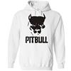 Vestipassioni Felpa Cappuccio Pitbull Fight Cane Dog Kick Boxing Boxe Idea Regalo dalla S alla XXXL