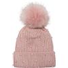 styleBREAKER Berretto Donna in Maglia con PON PON | Berretto con pompon in ecopelliccia rimovibile 12cm, fascia elastica 21cm, altezza 21cm, caldo, circonferenza 48-60cm