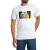 Weekend Offender Uomo Maglietta Grafica Tie, White, M