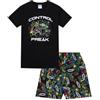 thepyjamafactory Pigiama da gioco per ragazzi Control Freak Gaming corto in cotone