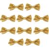DonDon Set da 10 papillon da uomo 12 x 6 cm già legato e infinitamente regolabile