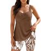 nnOuOnn Set tankini da donna con pantaloncini, controllo della pancia, costume da bagno modesto costume da bagno modesto costume da bagno aderente stampato boxer da donna costume da bagno regolabile reggiseno