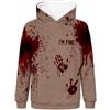 Generic Felpa con Cappuccio Maniche Lunghe con Stampa di, vestibilità Ampia Casual | Maglioni Rossi Collo Alto Bianco Fucsia Larghe Bottoni Panda Supply Vendute Verdi Pipistrello Mbappe Azzurro
