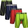 Natural Feelings 9in 4 Pezzi Boxer Uomo Lunghi Mutande Sportive Uomo Assorbimento Dell'umidità Intimo Uomo Elasticizzato Apertura Frontale S-XXL