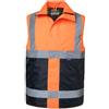 Oralidera Gilet Imbottito di Sicurezza Riflettente da Uomo Gilet di Sicurezza ad alta visibilitá Invernale Giubbotto Smanicato Catarifrangente