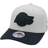 Mitchell & Ness NBA Cool Grey Pop Visor Classic Red Snapback